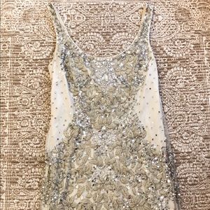 Adrianna Papell Size 6 Ivory Dress